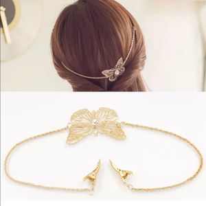Flower butterfly headband